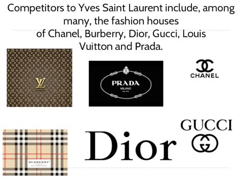 competitors ysl|ysl fashion houses.